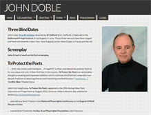 Tablet Screenshot of johndoble.com